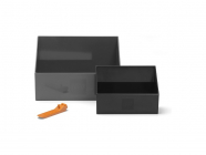 LEGO naberačka na kocky sivá/čierna, súprava 2 ks