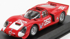 Najlepší model Alfa romeo 33.2 N 262 Targa Florio 1969 Vaccarella - De Adamich 1:43 Red
