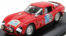 Najlepší model Alfa romeo Tz2 N 148 Rally Pergusa Jolly Hotel 1965 De Adamich - Lini 1:43 Red
