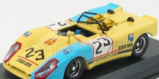 Najlepší model Porsche Flunder N 23 Monza 1971 Noris - Sigala 1:43 žltá svetlo modrá