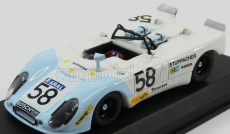 Najlepší model Porsche Flunder N 58 24h Le Mans 1972 Roser - Stuppacher 1:43 Biela svetlomodrá