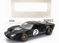 Norev Ford usa Gt40 Mkii 7.0l V8 Team Shelby American Inc. N 2 Víťaz 24h Le Mans 1966 B.mclaren - C.amon 1:43 Čierna strieborná