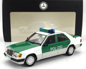 Norev Mercedes Benz E-class 230e (w124) Nemecko Polizei 1989-1993 1:18 Bielo-zelená
