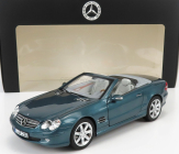 Norev Mercedes Benz Sl-class Sl500 (r230) Cabriolet 2003 1:18 Blue Met