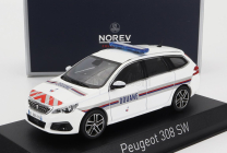 Norev Peugeot 308 Gt Sw Station Wagon Douanes 2020 1:43 Biela