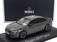 Norev Peugeot 508 Gt Hybrid 2023 1:43 Selénová sivá