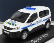 Norev Peugeot Rifter Police Municipale 2019 1:43 Biela Modrá Žltá
