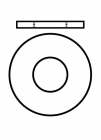 Oceľové vymedzovacie podložky/shim – 13x16x0,1 mm – 10 ks