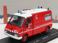 Odeon Renault Master T30 Van Vsab Sanicar Bmpm Ambulance Sapeurs Pompiers 1981 1:43 červená biela