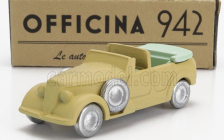 Officina-942 Alfa romeo 6c 2500 cm Torpédo Cabriolet Otvorený 1942 1:76 Vojenský piesok