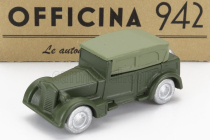 Officina-942 Fiat 1100 Militare Cabriolet uzavretý 1939 1:76 vojenská zelená