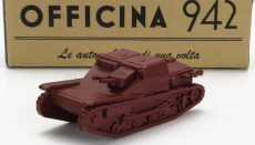 Officina-942 Fiat L3/33 Ansaldo Tank Carro Veloce 1933 1:76 Tmavo červená