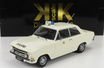 Opel Kadett B Police 1972 v mierke 1:18 biely