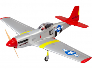 P-51D Mustang 20cc 1,7 m ARF červený