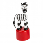 Plyšové zábavné zvieratko 1ks zebra