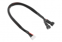 Predlžovací kábel - 2x2S XH konektor - 4S XH zástrčka - 22AWG silikónový kábel - 30cm