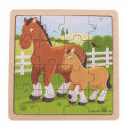 Puzzle Bigjigs Toys - Kôň a žriebä
