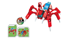 Qman Multivariant Combat Team 2103-6 Red Devil 3v1 Spider