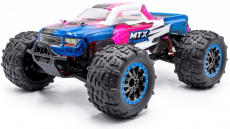 RC auto MTX elektro Offroad Truggy, ružovo-fialovo-modrá
