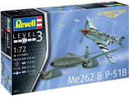 Revell Messerschmitt Me 262, P-51B Mustang (1:72)