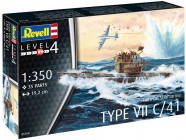 Revell nemecká ponorka typ VII C/41 (1:350)