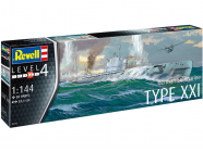Revell nemecká ponorka typ XXI (1:144)