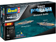 Revell Prvá bitka pri Bismarcku (1:1200) (darčeková sada)