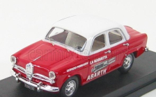 Rio-models Alfa romeo Giulietta Servizio Marmitte Abarth 1957 1:43 červená biela