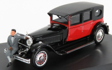 Rio-models Bugatti Type 41 Royale s postavičkou pána Bugattiho 1927 1:43 čierna červená