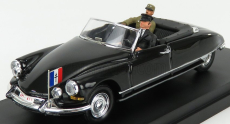 Rio-models Citroen Ds Cabriolet s postavou generála De Gaulla 1959 1:43 čierna