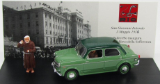 Rio-models Fiat 1100/103 Tv Padre Pio Inaugurazione Casa Del Sollievo E Della Sofferenza 5 Maggio 1957 - s figúrkami 1:43 zelená