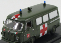 Rio-models Fiat 238 Minibus Ambulanza Militare Sovrano Ordine Di Malta 1970 1:43 Vojenská zelená