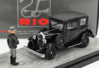 Rio-models Fiat 508 Balilla 1932 - Presentazione A Villa Torlonia Roma - Prezentácia s Mussolinim obrázok 1:43 čierna
