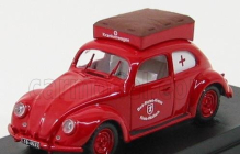 Rio-models Volkswagen Beetle Ambulancia - Hasičské auto 1953 1:43 Červená