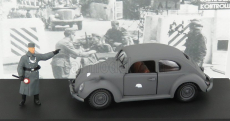 Rio-models Volkswagen Kdf 1939 s Wehrmachtom s figúrkami 1:43 Vojenská sivá