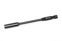 Rukoväť pre akumulátorový skrutkovač - nástrčný kľúč 5,5 x 100 mm - čierny titán