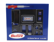 Sada príslušenstva Gmp Officina Garage Tool Set Binford 1:18 Blue Silver