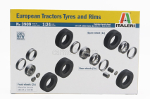 Sada príslušenstva Italeri 8x európske pneumatiky a disky pre nákladné vozidlá 1:24 /