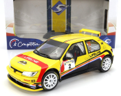 Solido Peugeot 306 Maxi N 2 Rally Eifel Festival 2022 Thierry Neuville - A.cornet 1:18 Žltá čierna červená