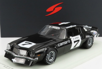 Spark-model Chevrolet Camaro Coupe N 7 Winner Iroc Michigan 1974 B.unser - Con Vetrina - S vitrínou 1:18 Black