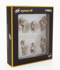 Spark-model Figúrky Set 6x Grid Girls 1980 1:43 White Pink