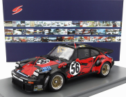 Spark-model Porsche 911 934 Team Jms Racing Asa Cachia N 56 24h Le Mans 1977 J.l.bousquet - C.grandet - P.dagoreau 1:18 Čierna červená
