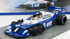 Spark-model Tyrrell F1 P34 Elf N 3 6th Italian Gp Monza 1977 R.peterson 1:18 Blue White