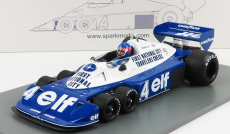 Spark-model Tyrrell F1 P34 Elf N 4 3rd South African Gp 1977 P.depailler 1:18 Blue White