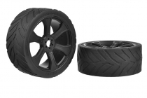 Sprint RXA - ASUGA XLR cestné pneumatiky - nízky profil - lepené na čiernych ráfikoch - 1 pár