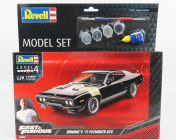Stavebnica Revell Plymouth Dom's Gtx Coupe 1971 - Fast & Furious 8 2017 1:24 Black Silver