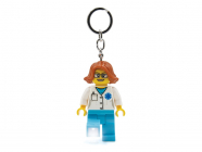 LEGO svietiaca kľúčenka – Ikonická doktorka