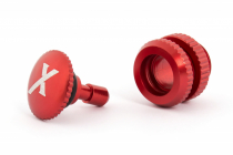 Tankovací ventil (X logo), červený