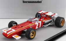 Tecnomodel Ferrari F1 312b N 27 Belgium Gp (s figúrkou pilota) 1970 Jacky Ickx 1:18 červená biela