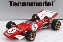 Tecnomodel Ferrari F1 312b2 N 5 4th Germany Gp 1971 M.andretti 1:43 červená biela